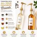 3 x 4 Pcs Coffee Syrup Pump Dispenser - Fits Various 25.4 oz Bottles, Precise Dispensing 0.3oz/10ml & Lockable Design, Easy to Use & Clean, Ideal for Liquid & Pastes - The Kombucha Company