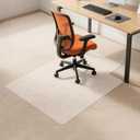 Office Chair Mat for Low Pile Carpet 36" x 48" Convex, Extended Protector | Clear PVC With Anti-Slip Studs, Extended Lip Protects Carpet Under Your Desk, Stable Chair Rolling, Home and Office Use