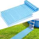 3 Pcs Ground Pool Drainage Walkway, 5.7x27.6 Inch Non-Slip PAbove Ground Walkways, Floor Protector Mat for Protecting Above Ground Pool Spas Passways Patio and Away from Litter