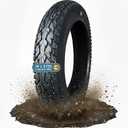 14x2.125 Tubeless Tire, 14 x 2.125 8PR Nylon Structure Bicycle Neumtico, Puncture Proof, Anti-Slip Tread, Max 300kPa, With Angled Valve Fit Tubeless Ri_m Only