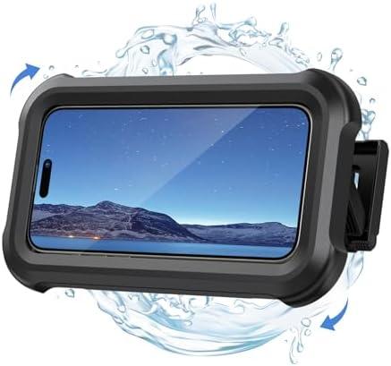 Lamicall Waterproof Shower Phone Holder - Shower Bath Bathroom Accessories for Women Men Girls Boys, Mother's Day for Mother, iPhone Case Wall Mount Stand for 4-7" Phones