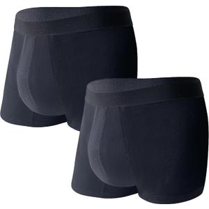Incontinence Underwear for Men Front Absorbent Leak Proof Boxer Briefs for Bladder Control 2 Pack