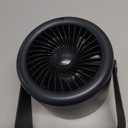 Small Desk Fan, 28dB Ultra-Quiet Desktop Air Circulator with 115 Adjustable Tilt, 100 Speeds, Rechargeable Battery, USB-Powered, Portable for Bedroom, Office, Kitchen, Travel, Bluish Black