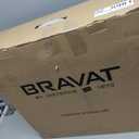 BRAVAT® Electric Bidet Toilet Seat Elongated, Heated, Soft Close | Front/Rear wash, Instant heated seat&warm water&air dryer, Night light, Stainless steel nozzle, German engineered