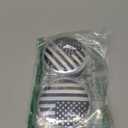 83mm 3.27in Wheel Center caps for Chevy Center Hubcaps 4 Pack Black Center Cover Replacement with US Flag