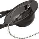 PlumbCraft 7543300 Toilet Flapper Replacement, 3-inch, Black