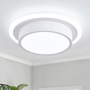 Modern LED Ceiling Light Fixtures, Small Flush Mount Light Fixture, Hallway Light Fixtures 32W 6000K, Round Kitchen Ceiling Light for Living Room Bedroom Bathroom Kitchen