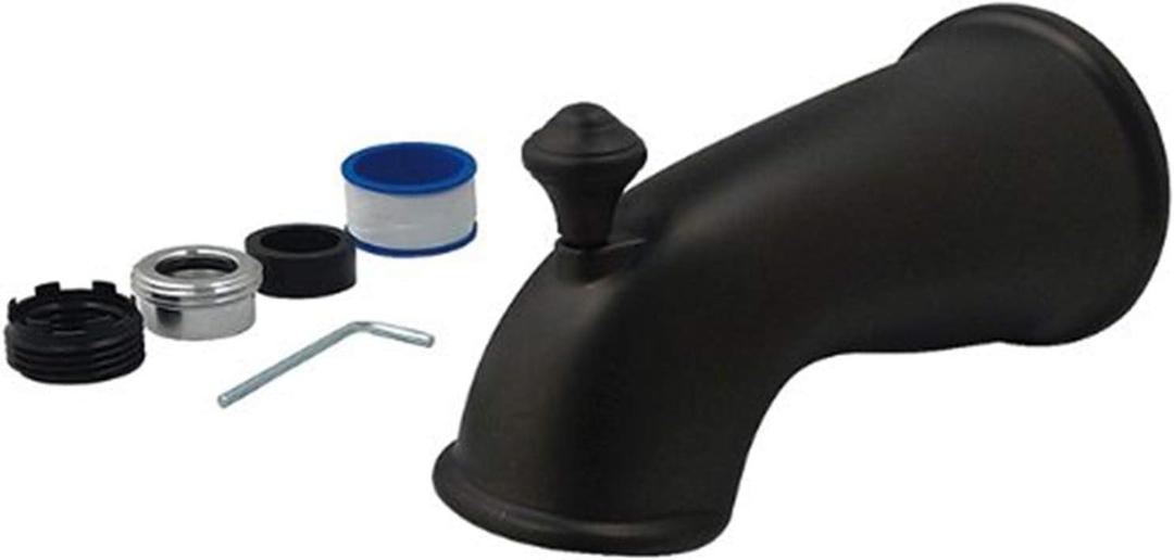 KINGSTON BRASS K1275A5 6-Inch Universal Diverter Tub Spout, Oil Rubbed Bronze