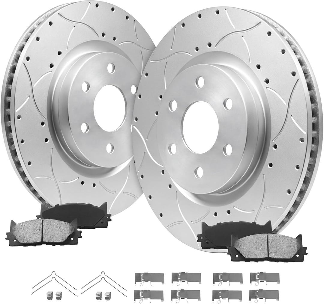 Front Brake Kit for F-150【2010-2020】【10-14 6-Stud Only】Rotors Kit