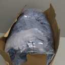 Electric Blanket, Soft Faux Rabbit Fur Bubble Heated Blanket with Dual Control 6 Heating Levels & 4 Hours Auto-Off, Machine Washable, Fast Heating (Black Gray, 50"X60")