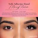 Lilly Lashes 3D Self Adhesive Eyelashes, No Lash Glue Needed, Body Heat Activated Press on Lashes, Reusable Self Adhesive Eyelashes Up to 5x, Easy to Apply & Remove (MoneyMaker)