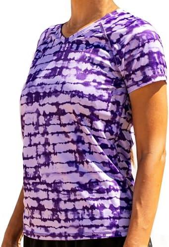 Kanu Surf Women's UPF 50+ Short Sleeved Active Swim Shirt Rashguard & Workout Top Size XS