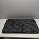 OLANLY Memory Foam Bath Mat Rug 30x20, Ultra Soft Non Slip and Absorbent Bathroom Rug, Machine Wash Dry, Comfortable, Thick Bath Rug Carpet for Bathroom Floor, Tub and Shower, Black