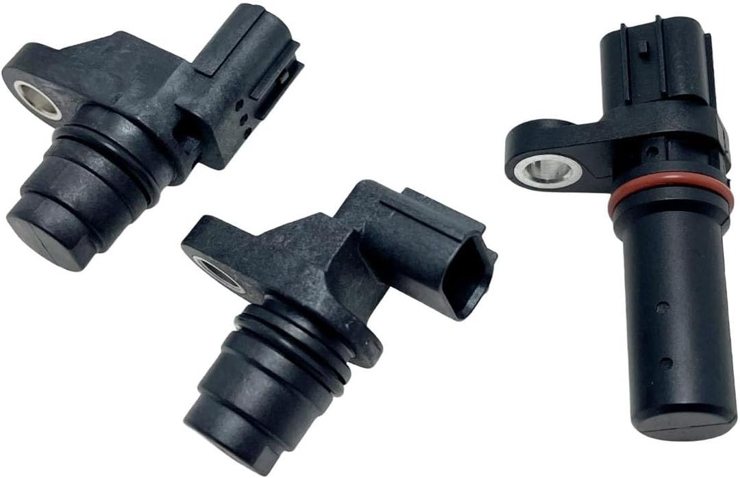 Engine Camshaft Position Sensor and Crankshaft Position Sensor 37500-RAA-A01+37510PNB003 Compatible with 2004-2008 Ac-ura TSX 2003-2007 Accord 2003-2011 Element