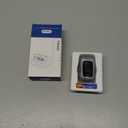 Fingertip Pulse Oximeter, Vibeat Portable SPO2 Monitor with Pulse Rate, Finger Blood Oxygen Saturation Meter with 12 Sets of Data Records, Gray