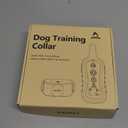 PATPET Dog Training Collar Shock Collar with Remote - 3 Training Modes, Beep, Vibration and Shock, Up to 1000 ft Remote Range, Rainproof for Small Medium Large Dogs (Light grey)