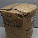 Cozymaker 7.5" Bed Wedge Pillow for Sleeping After Surgery, Back Support, Leg Elevation, Gerd Acid Reflux, Neck Pain, Snoring, Cooling Memory Foam Triangle Incline Wedge, Removable Washable Cover (White-grey)