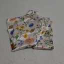 2 Pack Mulberry Silk Pillowcase for Hair and Skin - Standard Size 20 x 26 Inches with Hidden Zipper Beige Flower 19 Momme Soft Sleeping Silk Pillow Case for Women, Moms