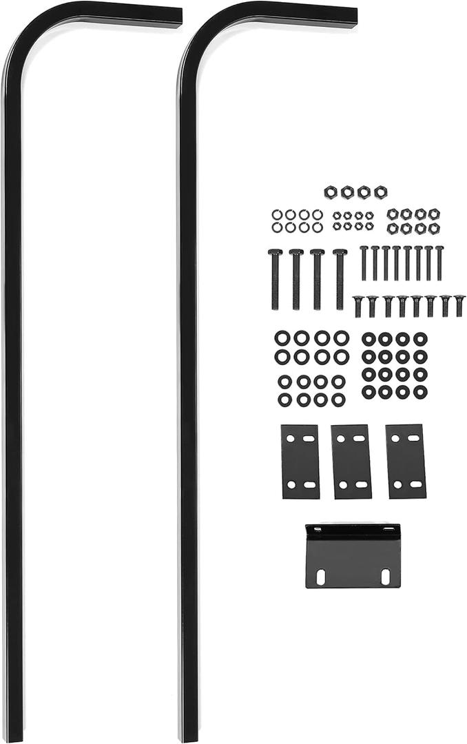 KUAFU Top Supports Rear Struts Compatible With 2004-Up Club Car Precedent & 2007-2016 Yamaha G29 Drive w/GTW Mach1 & Mach2 Rear Seat Kits