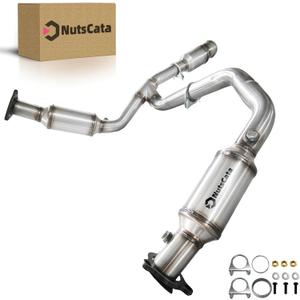 Catalytic Converter Compatible with 2009-2014 Chevy Silverado, Tahoe, Suburban, Avalanche, GMC Sierra, Yukon, Cadillac Escalade, 4.3L 4.8L 5.3L 6.0L 6.2L V6 V8 EPA Compliant Replace OEM 50490