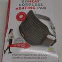 Sunbeam Cordless Rechargeable Heating Pad, Portable 42.6 IN x 9.7 IN" Machine-Washable, Pain Relief for Back, Shoulder, Neck, and Period Cramp Pain Relief, Gifts For Mom & Wife, FSA/HSA Eligible, Slate Grey