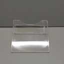 Uonlytech Multi Function Business Card Holder Sturdy Desktop Card Display Stand for Office Vertical Design for Business Networking Organization