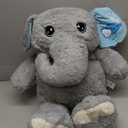 IKASA Giant Elephant Stuffed Animal Plush Toy, Large 30" Cute Jumbo Soft Toys, Huge Big Size Fluffy Plushy Fat Oversized Plushie, Gifts for Kids