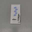 ohora Semi Cured Gel Nail Strips (N Cream Sky) - Blue, Solid, Works with Any UV/LED Lamps, Salon-Quality, Long Lasting, Easy to Apply & Remove - Includes 2 Prep Pads, Nail File & Wooden Stick