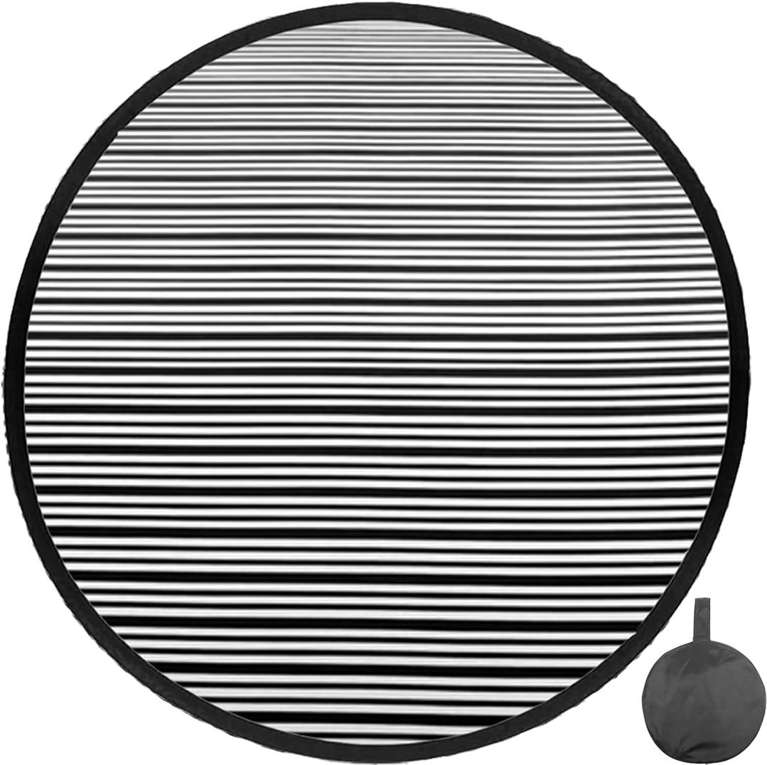 Dent Repair Line Dent Foldable Lined Dent Reflector Board Cloth Portable Flexible Reflector Line Board Scratch for Dent Remover Automotive Dent Fix Tools Dent Panel Striped Light Board (35CM)