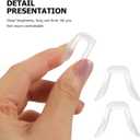 9Pcs Silicone Nose Pads for Glasses Replacement Non-Slip Eyeglass Nose Cushions Comfortable Support for Plastic Frames Eyewear Accessories