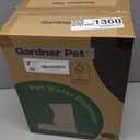 Gardner Pet Automatic Gravity Water Dispenser for Dogs, 1.6Gallon Large Dog Water Bowl Dispenser with Stainless Steel, 100% BPA-Free Pet Water Fountain with Filter for Dogs, Cats, Puppies(Black)