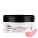 Eye Patches for Puffy Eyes & Dark Circles, Peptide Collagen 60 Pcs | Hydrogel eye patches, with caffeine & niacinamide, depuffing, brightening, soothing eye care