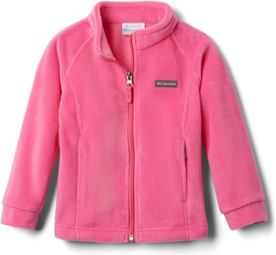 Columbia Unisex-Baby Benton Springs Fleece Jacket (3T, Pink Ice)
