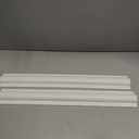 5 Pack Dock Edging White Side Gard, 10 Feet Dock Guard with Heavy Wall Sections for Greater Protection Commercial Grade Double Molded Material (White)