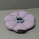 Cat Cone Collar,Cute Waterproof Cat Recovery Collar,Anti-Bite Lick Wound Healing Safety Elizabethan e Collar for Cats,Purple Flower All-Season Style (Medium, Purple)