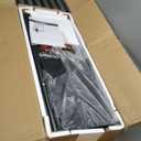 Huuger TV Stand for 75 80 Inch TV, Entertainment Center with Power Outlets and LED Lights, 70.9 Inch TV Console for Living Room, Media Console with Drawers and Shelves, Black