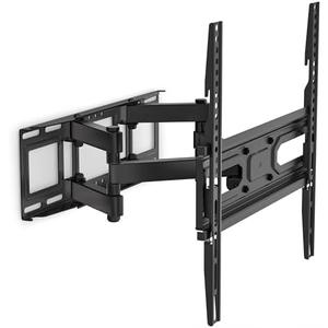 WALI Full Motion TV Wall Mount for 32–70 Inch TVs – Dual Articulating Mount with Swivel, Tilt & Extension | VESA up to 400x400mm | Fits 12/16" Wood Studs | Holds Up to 88 lbs