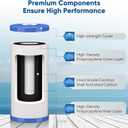 PUREPLUS 5 Micron 10" x 4.5" Whole House Sediment and Carbon Water Filter Replacement Cartridge for GE FXHTC, GXWH40L, GXWH35F, GNWH38S, Culligan RFC-BBSA, WRC25HD, PP10BB-CC, Pentek RFC-BB, 2Pack