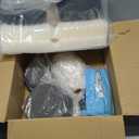 28 Pcs Compatible with Fluval Fx4/fx5/fx6 Aquarium Media Kits Replacement Filter, Carbon Foam Pad, Nitrite Remover Pads, Activated Carbon, Foam Block, Silicone Lube, Towels, Ceramic Ring, Mesh Bag (Gray)