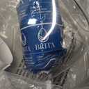 Brita Large 10 Cup Water Pitcher with 1 Standard Filter, Made Without BPA, Huron, Small, Bright White