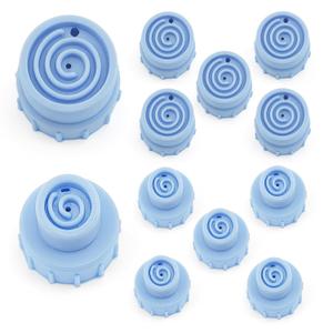 Face Care Skin Beauty Set Spare Parts Water Scrub Silicone Tips (12 pcs Small and Large Vortex)