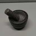 IMUSA USA Small Polished Mortar and Pestle, 3.75, Granite