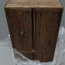 Wood Desktop Organizer Wooden Storage Cabinet with 3 Drawers Tabletop Counter Jewelry Storage Small Organization Box for Home Office Supplies (13 * 9 * 6in)