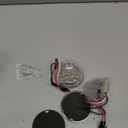 2PCS 17 LED Dual Revolution Watermelon Lights, Amber Turn Signal & Marker to Blue Auxiliary, Clear Lens & Stainless Steel Bezel for Freightliner, Peterbilt, Heavy Trucks & Trailers