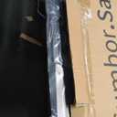 Cumbor 29.7-46" Baby Gate for Stairs, Mom's Choice Awards Winner-Auto Close Dog Gate for The House, Gifts for Mom, Easy Install Pressure Mounted Pet Gates for Doorways, Black