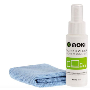 Moki Fixity Clean Screen with Chamois Mini 60ml