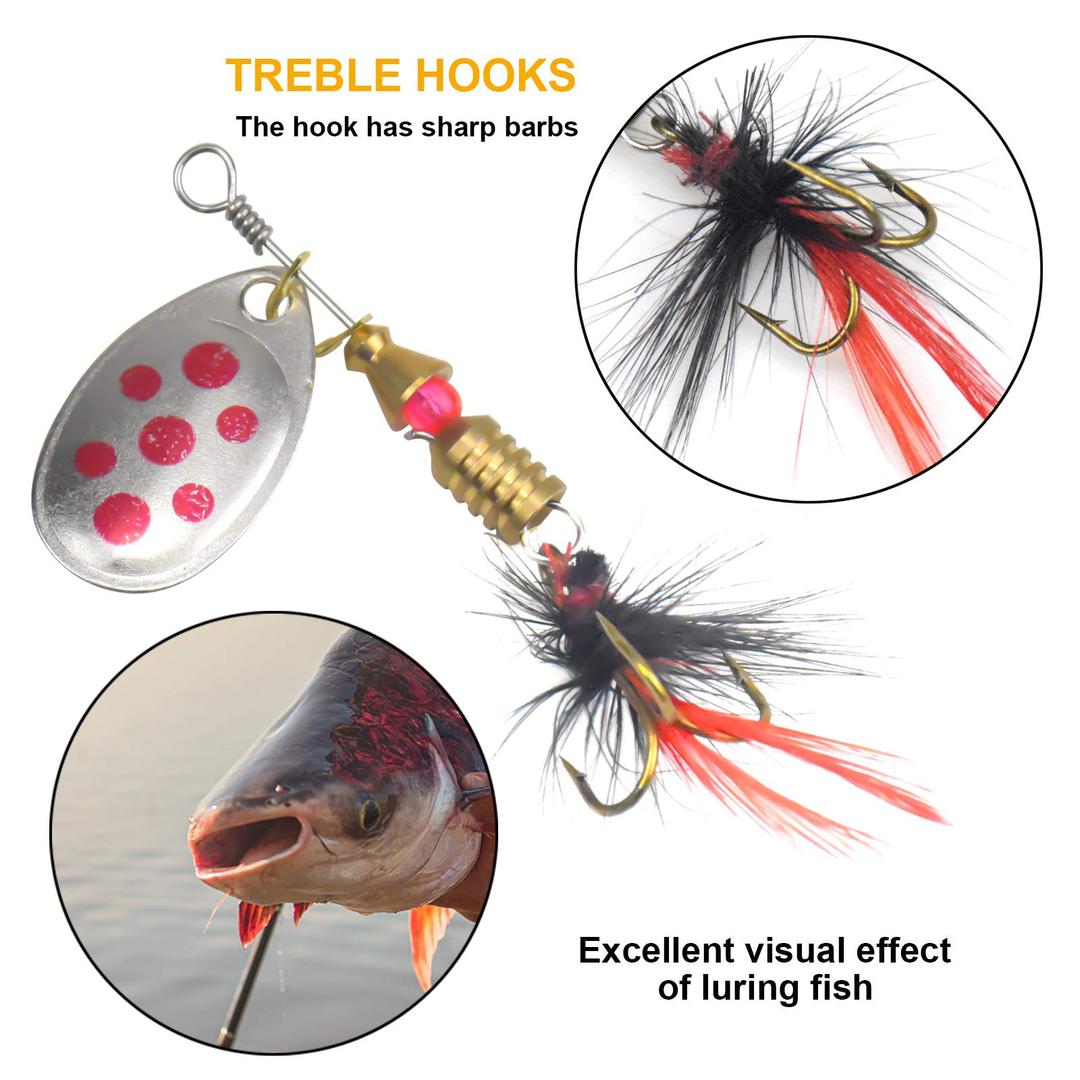 Danielson Black Fire Spin 1/3 Oz Red, 7 Pcs