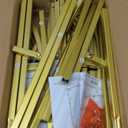 Arch Backdrop Stand 7.2FT, 6FT, 6FT Set of 3 Gold Wedding Arch Stand Balloon Arch Stand Stable Metal Arch Backdrop Frame for Wedding Ceremony Birthday Party Bridal Baby Shower Banquet Decoration