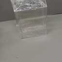 Lineshading Acrylic Donation Raffle Box with Slot & Lock, Large Clear Ballot Offering Suggestion Ticket Holder for Fundraising Drawing Storage Container Tip Jar Voting Charity(10 x 10 x 10 In,Clear)
