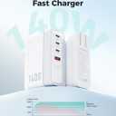 SparkleCore 140W USB C Charger,4-Port 100W Fast Charging Block PD3.1 GaN Cruise Essentials 2026 Travel for Apple MacBook,Laptop,iPhone 17/16 Series,iPad Pro,Samsung,Anker Laptop Power Bank,6.6ft Cable